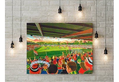 FC United of Manchester Broadhurst Park Stadium Wall Art Canvas